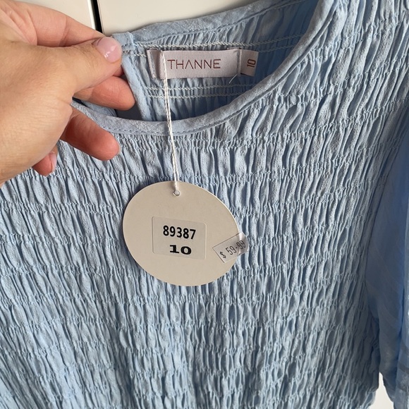 Beautiful blue maxi dress, never worn size 10. Generous size - Picture 2 of 4